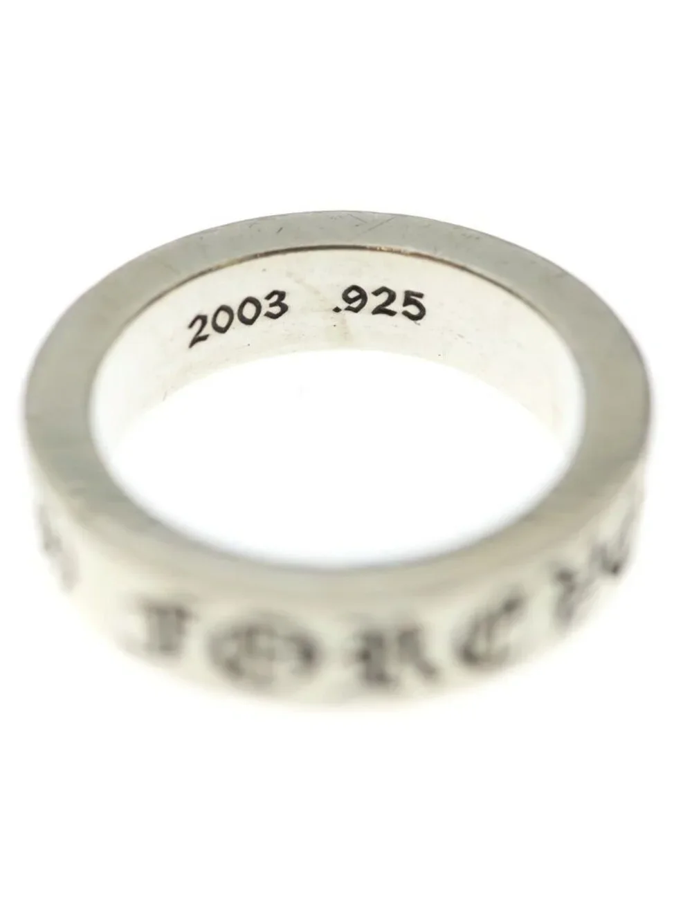 Chrome Hearts Spacer Forever Ring Silver